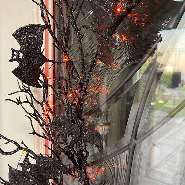 Light Up  Bat Wreath