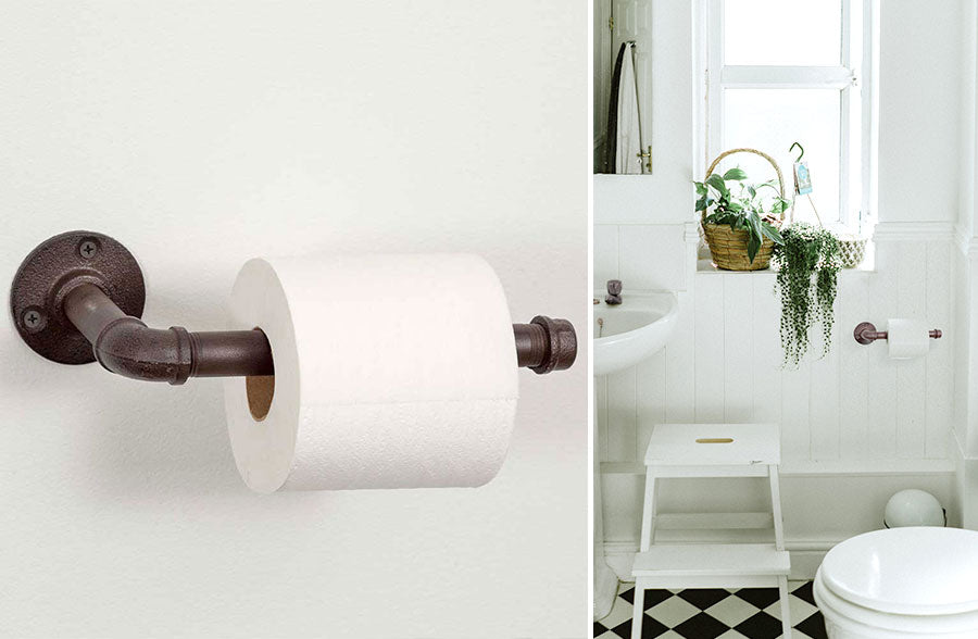 Cast Iron Toilet Paper Holder