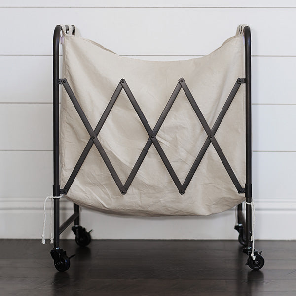 HUGE Whites And Darks Rolling Laundry Cart | DES Exclusive