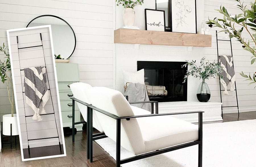 HUGE Decorative Display Metal Ladder