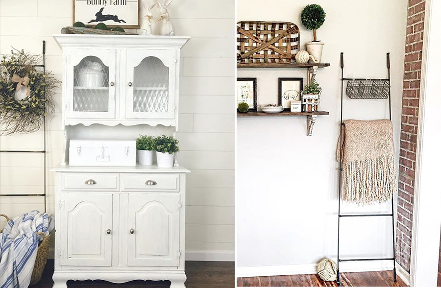 HUGE Decorative Display Metal Ladder