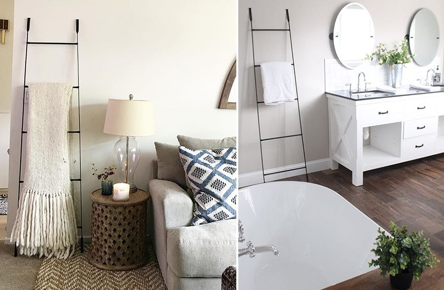 HUGE Decorative Display Metal Ladder