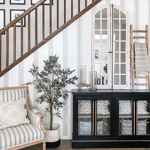 Oversized Arch Floor Window Mirror