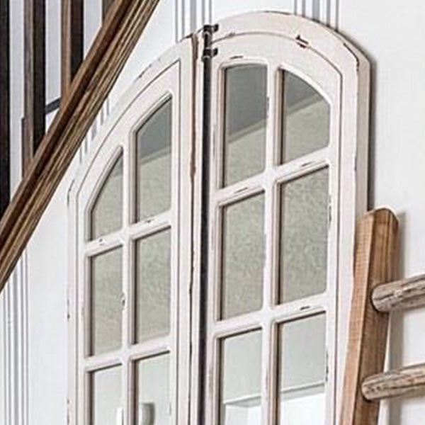 Oversized Arch Floor Window Mirror