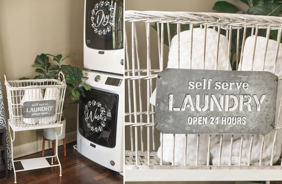 Removable Large Laundry Basket on Stand