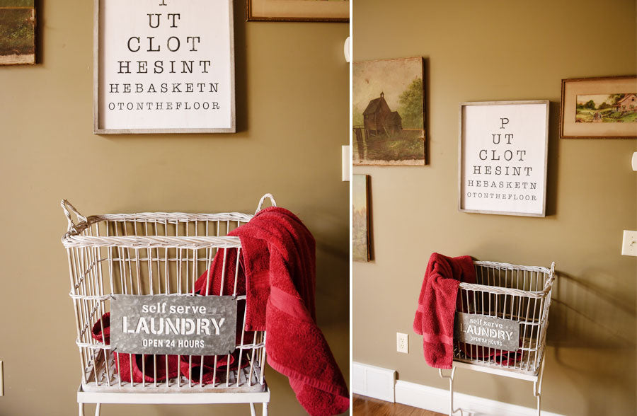 Removable Large Laundry Basket on Stand