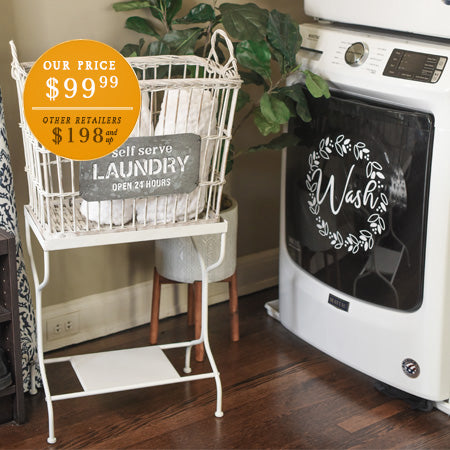 Removable Large Laundry Basket on Stand