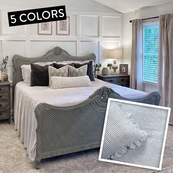 Striped 3-Piece Bedding Set, Pick Your Color and Size