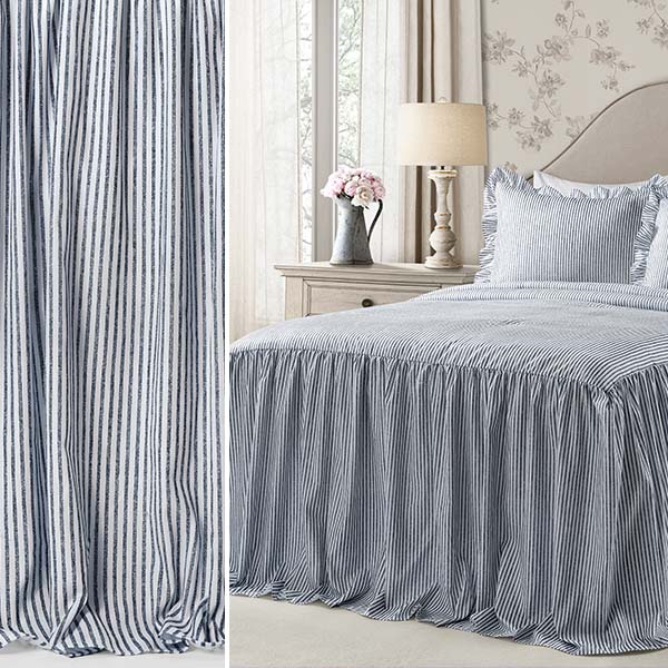 Striped 3-Piece Bedding Set, Pick Your Color and Size