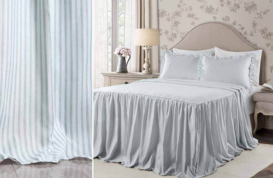 Striped 3-Piece Bedding Set, Pick Your Color and Size