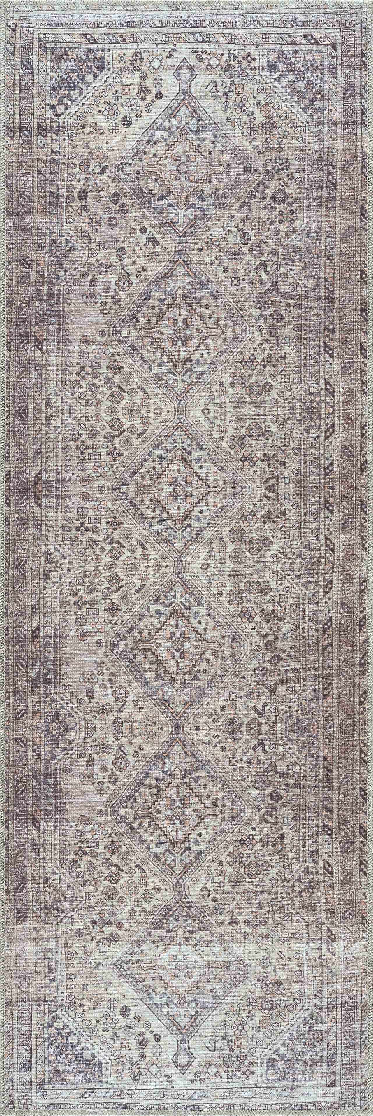Boho Tan Washable Rug