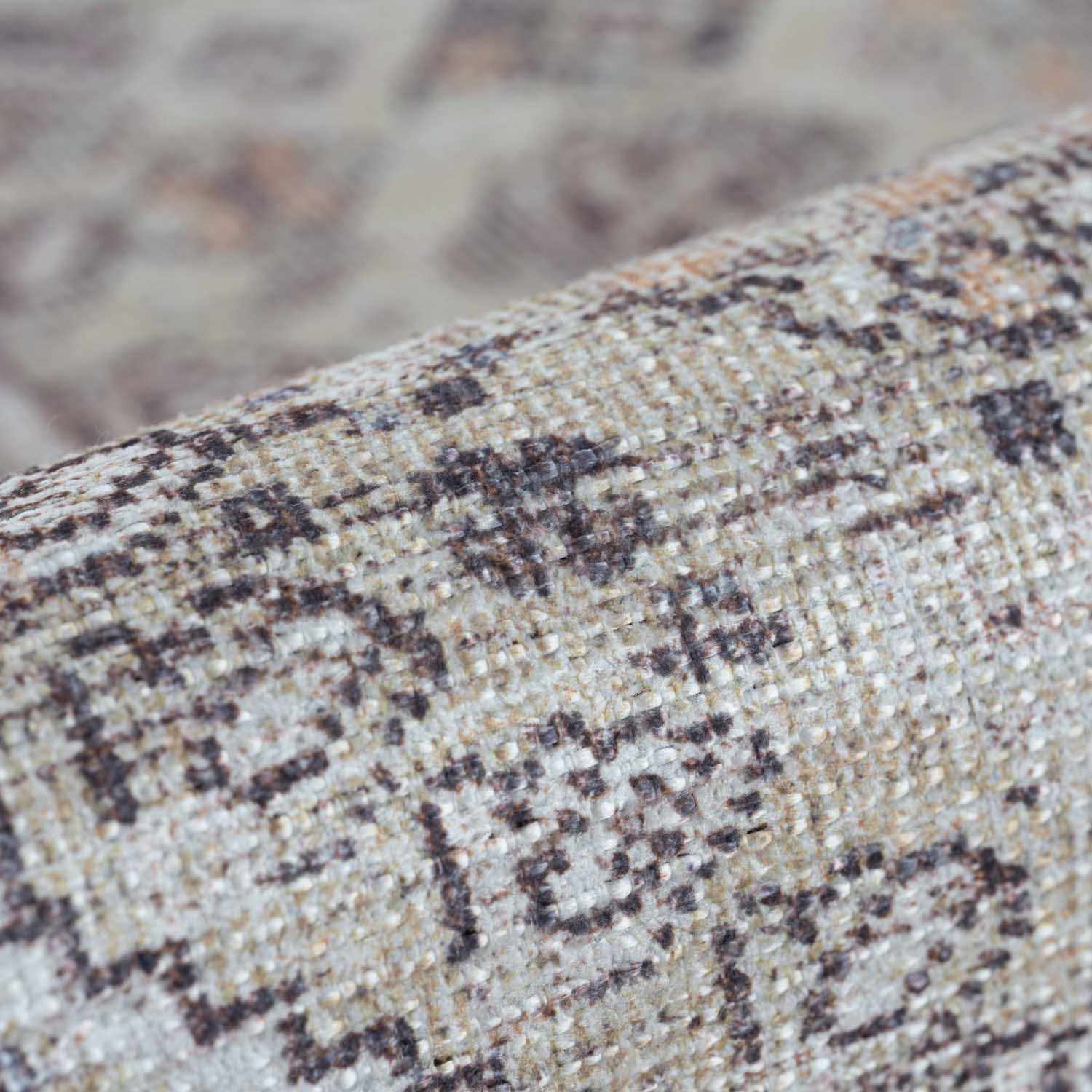 Boho Tan Washable Rug