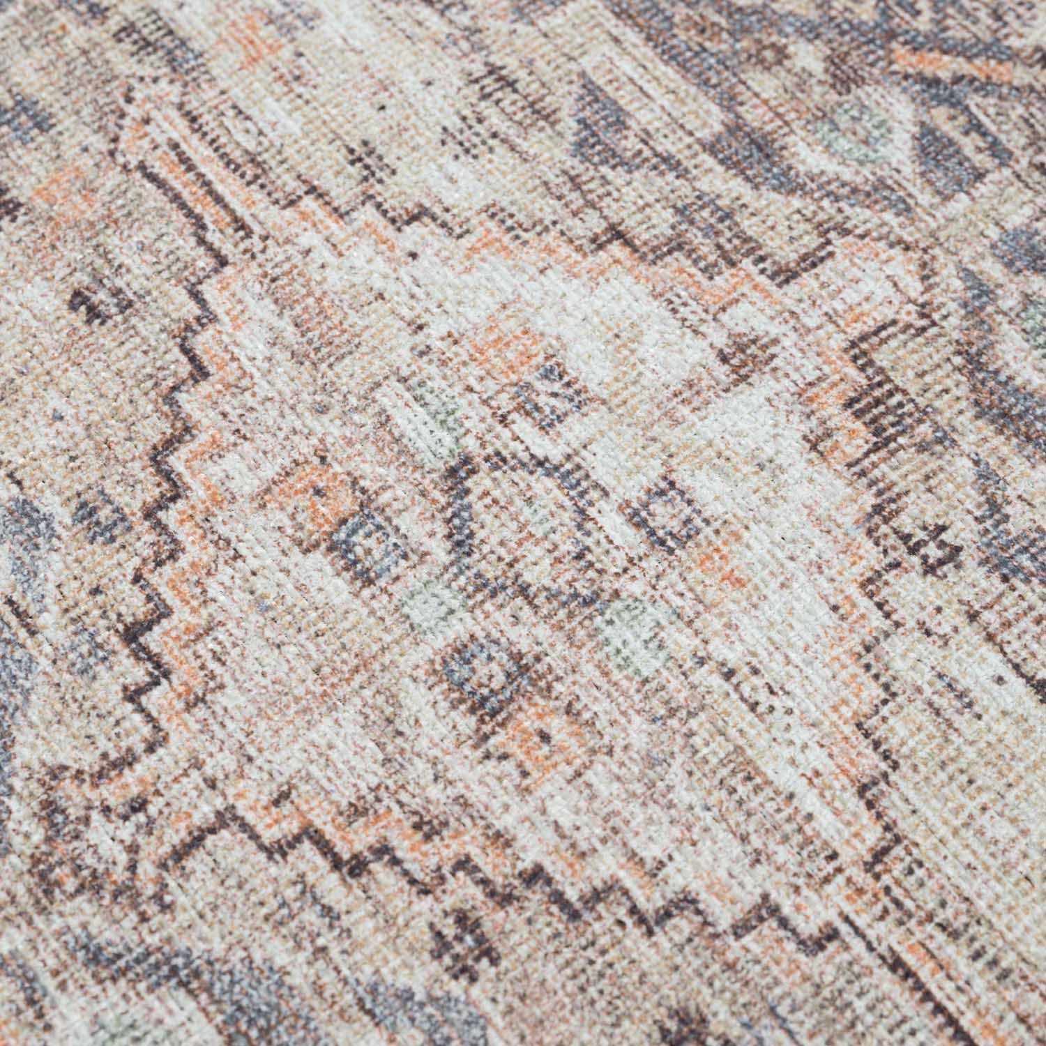 Boho Tan Washable Rug