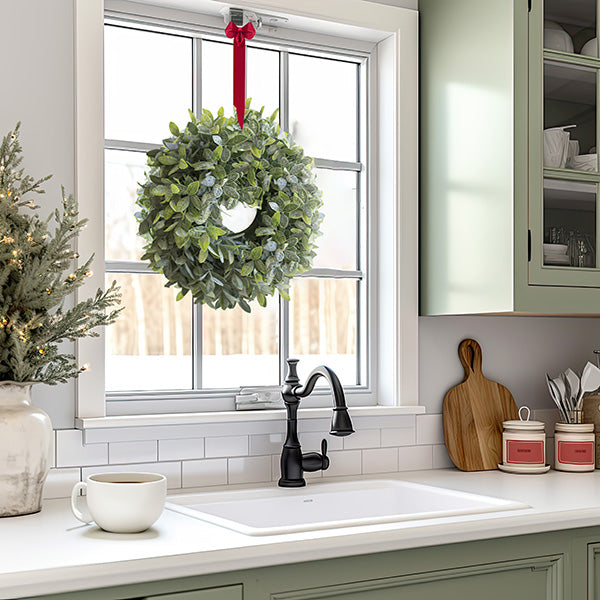 Lush Artificial Sage Door Wreath