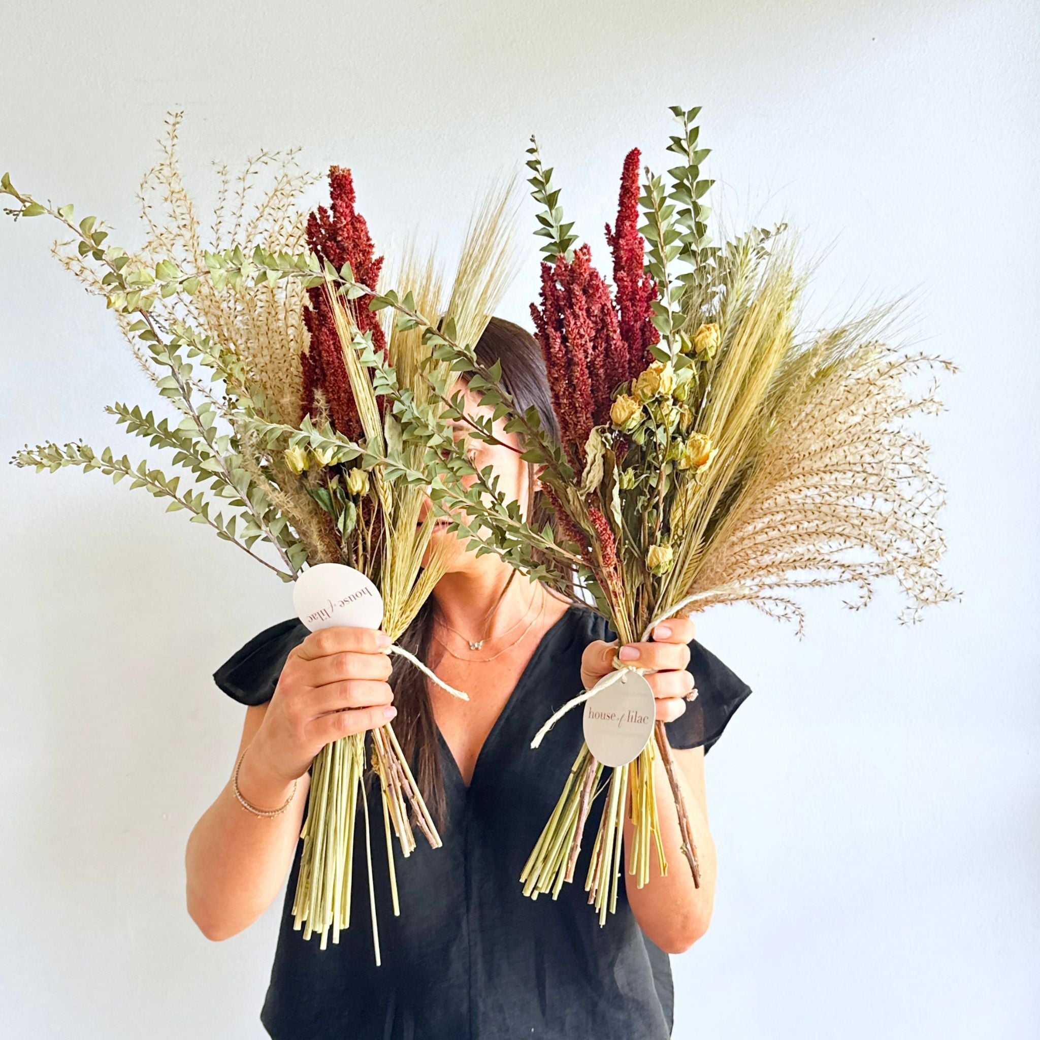 Dried Amaranth & Wheat Bouquet