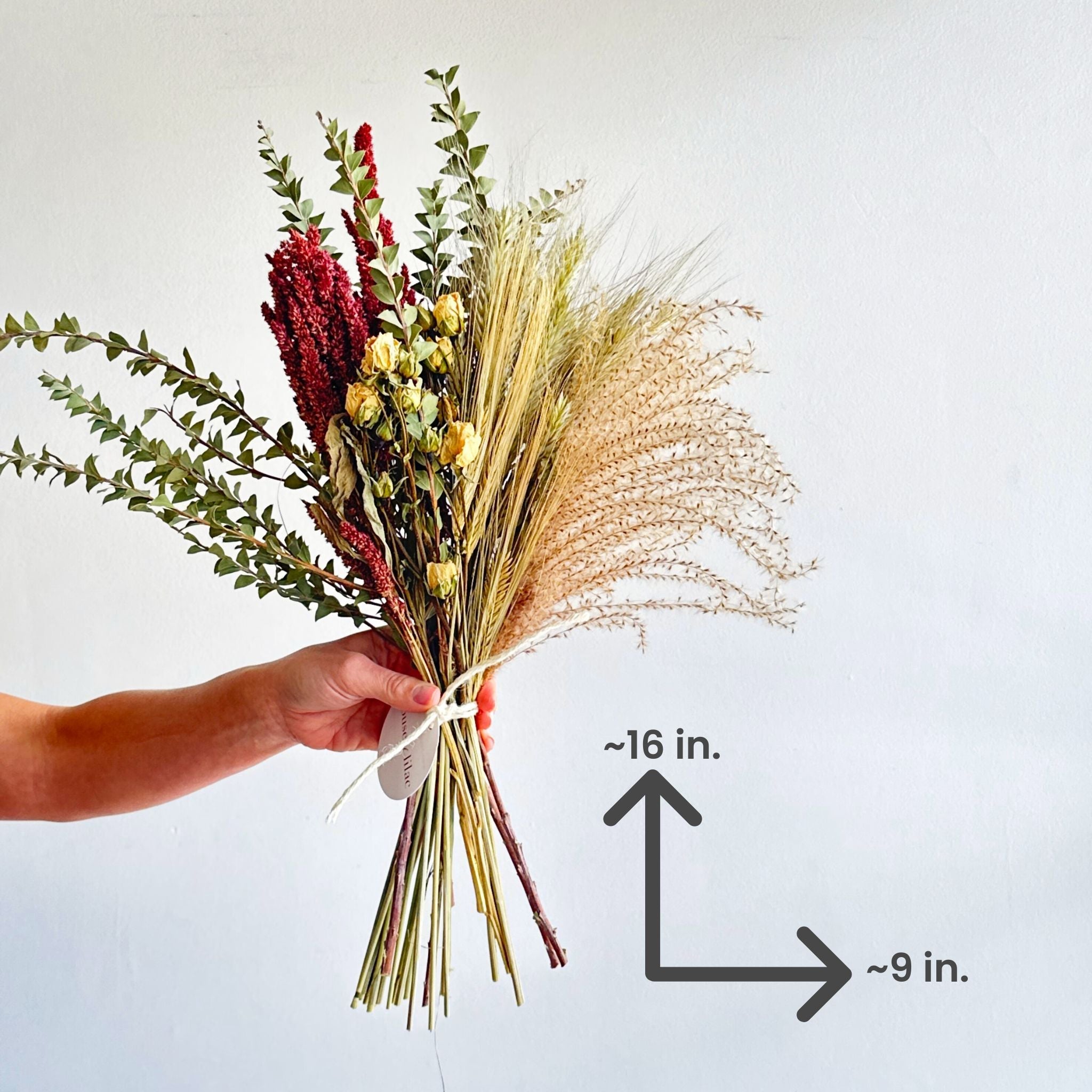Dried Amaranth & Wheat Bouquet