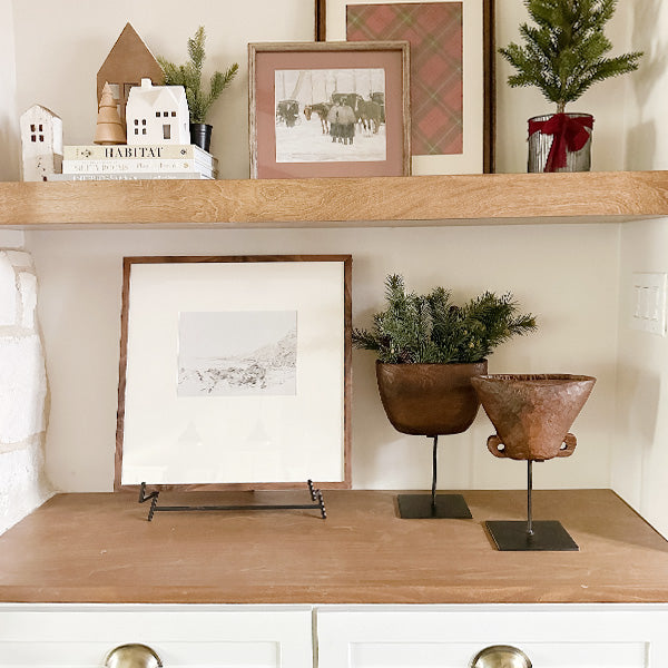 FOUND Repurposed Antique Cow Bell Stands