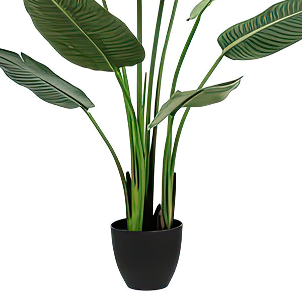 63 Inch Faux Indoor Potted Banana Tree