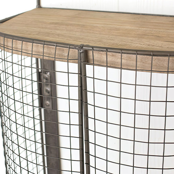 3 Tier Wine Bar Wall Cabinet