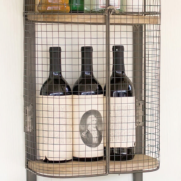 3 Tier Wine Bar Wall Cabinet