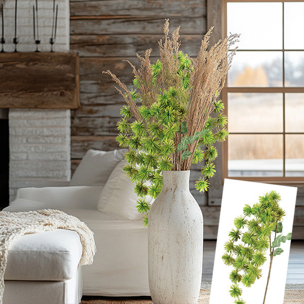 50 Inch Lifelike Botanical Stems, Set of 6