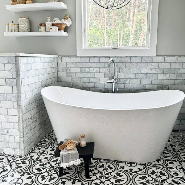 Antique Replica Black Wooden Step Stool