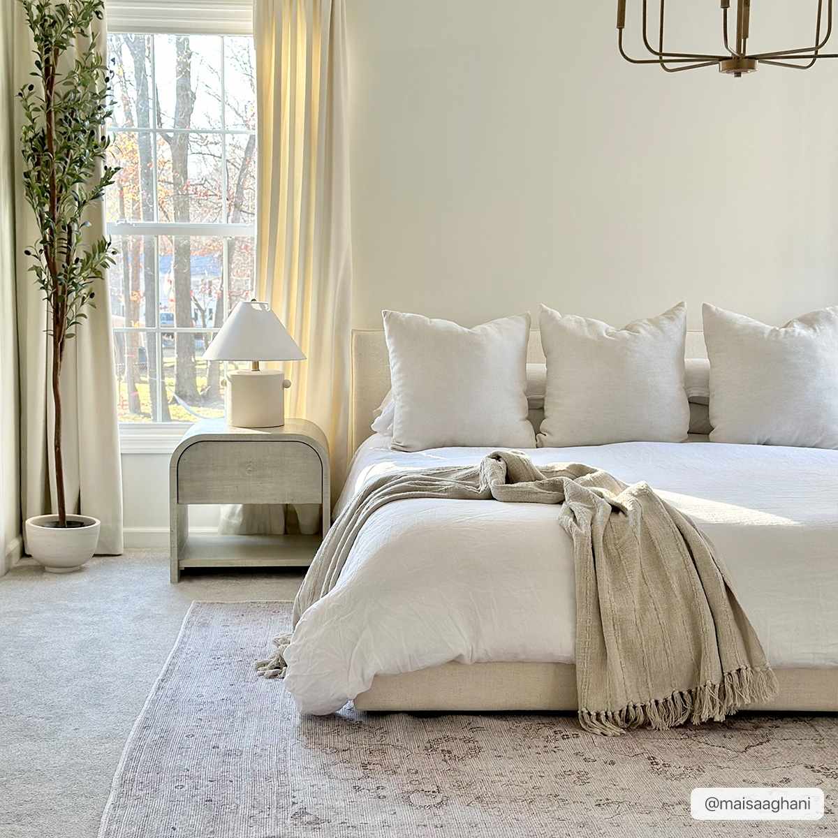 Multi-Color Patterned Washable Area Rug