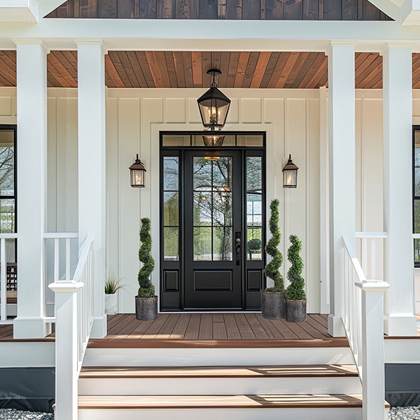 Artificial Spiral Boxwood Topiary Tree in Pot, Choose Your Size