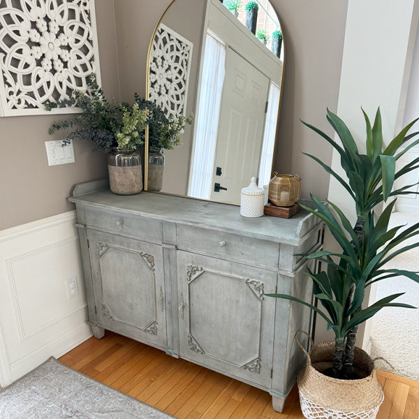Antique Inspired Butler's Buffet Cabinet with Drawers
