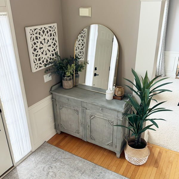 Antique Inspired Butler's Buffet Cabinet with Drawers