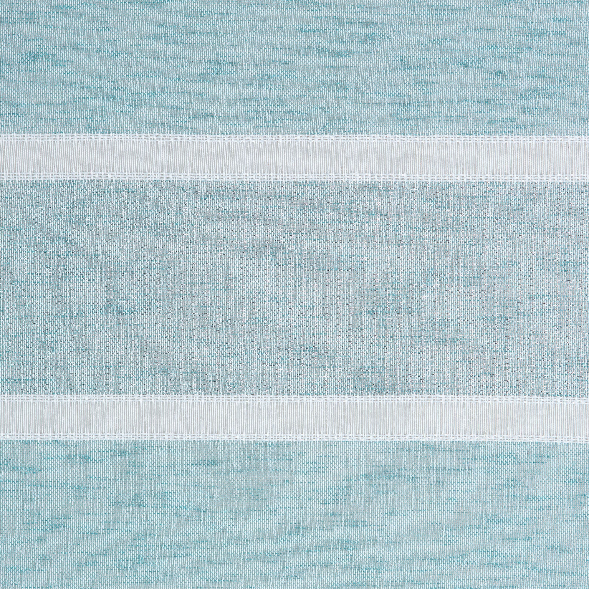 Shimmer Stripe Faux Linen Sheer Grommet Curtains-Tolkye