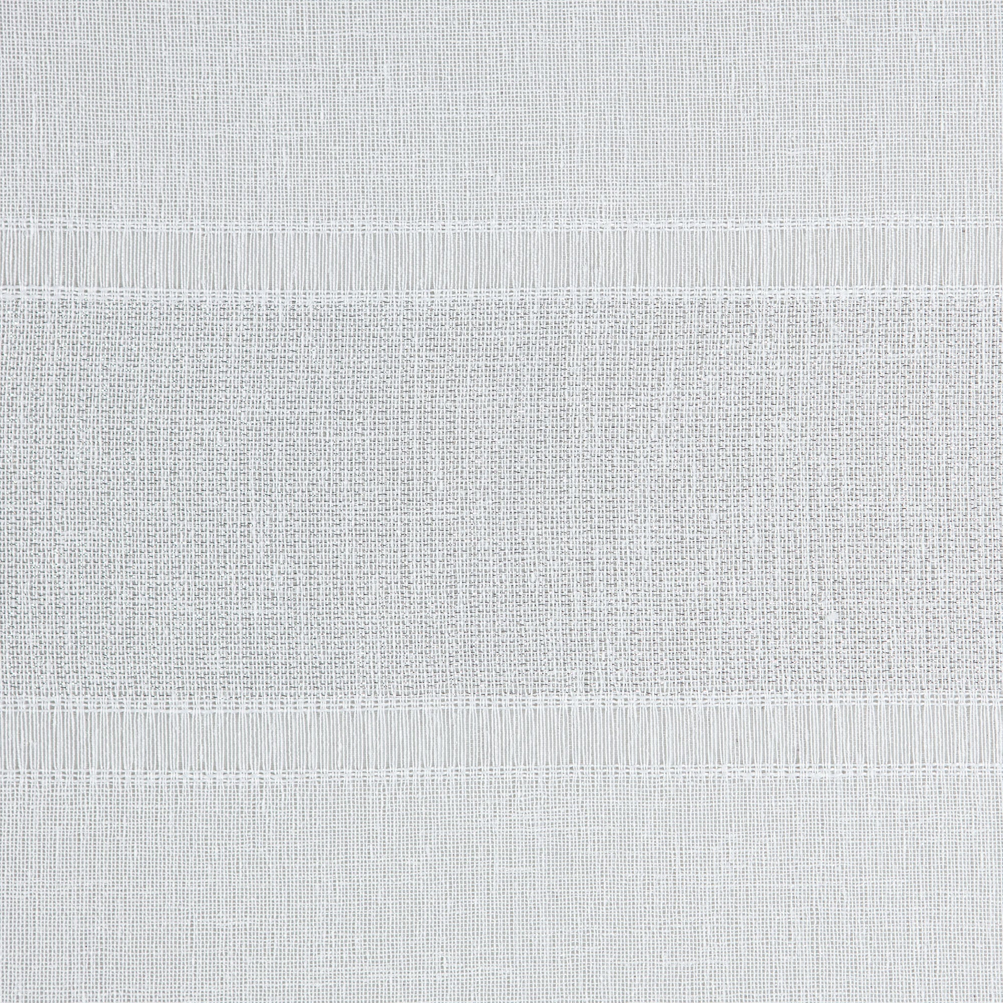 Shimmer Stripe Faux Linen Sheer Grommet Curtains-Tolkye