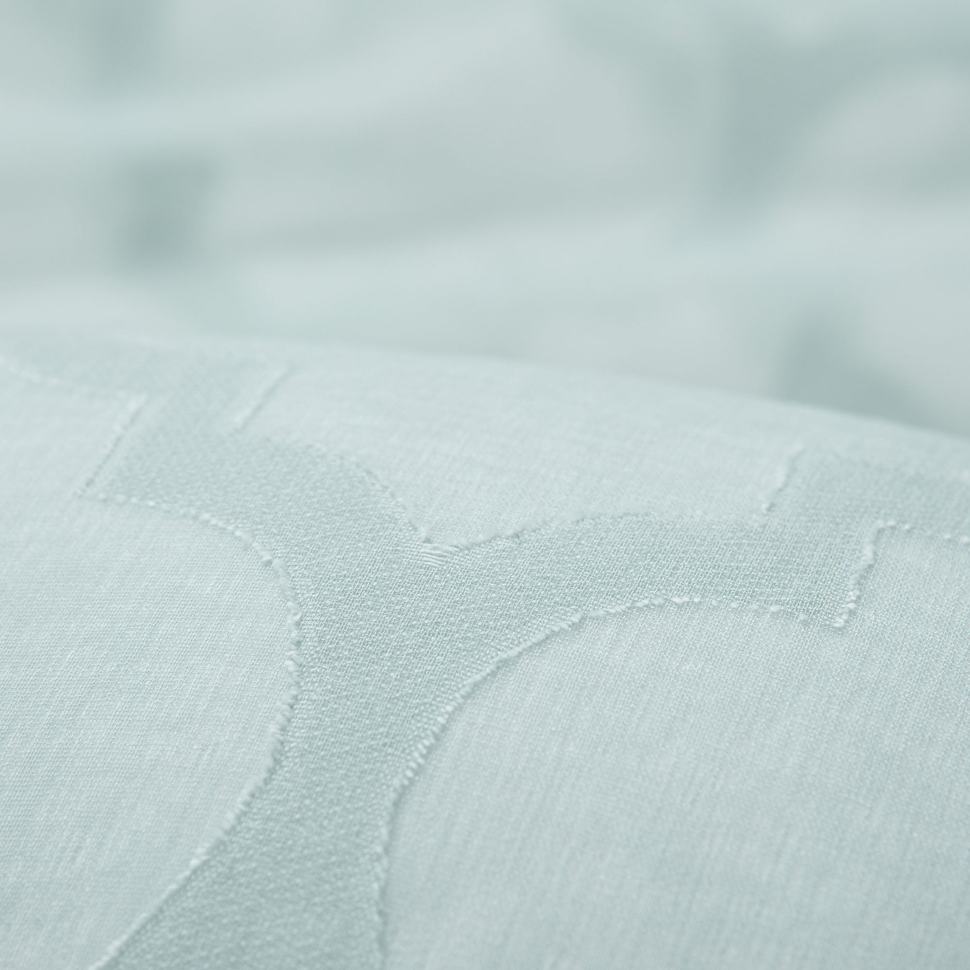 Quatrefoil Voile Sheer Rod Pocket Curtains-Tolkye