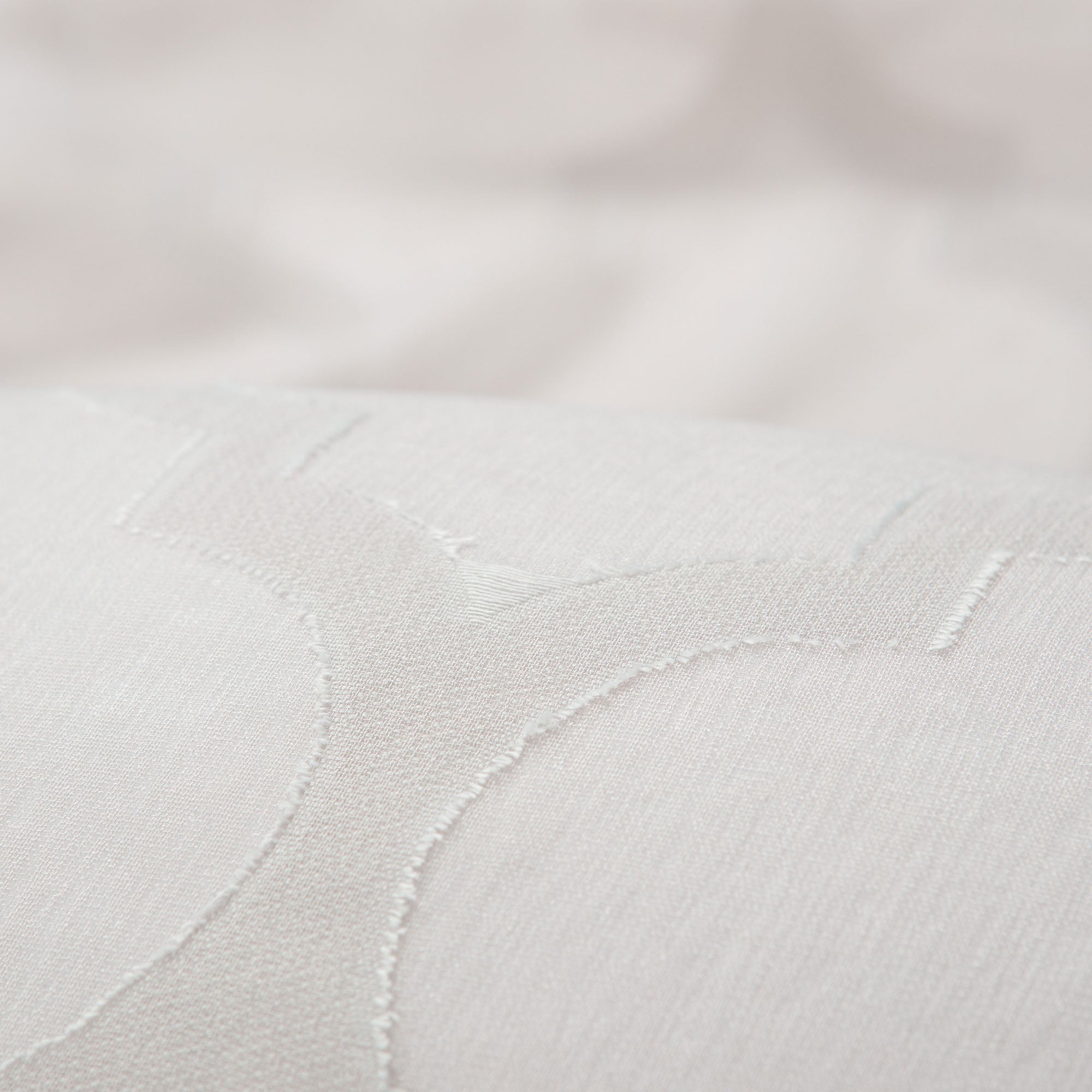 Quatrefoil Voile Sheer Rod Pocket Curtains-Tolkye