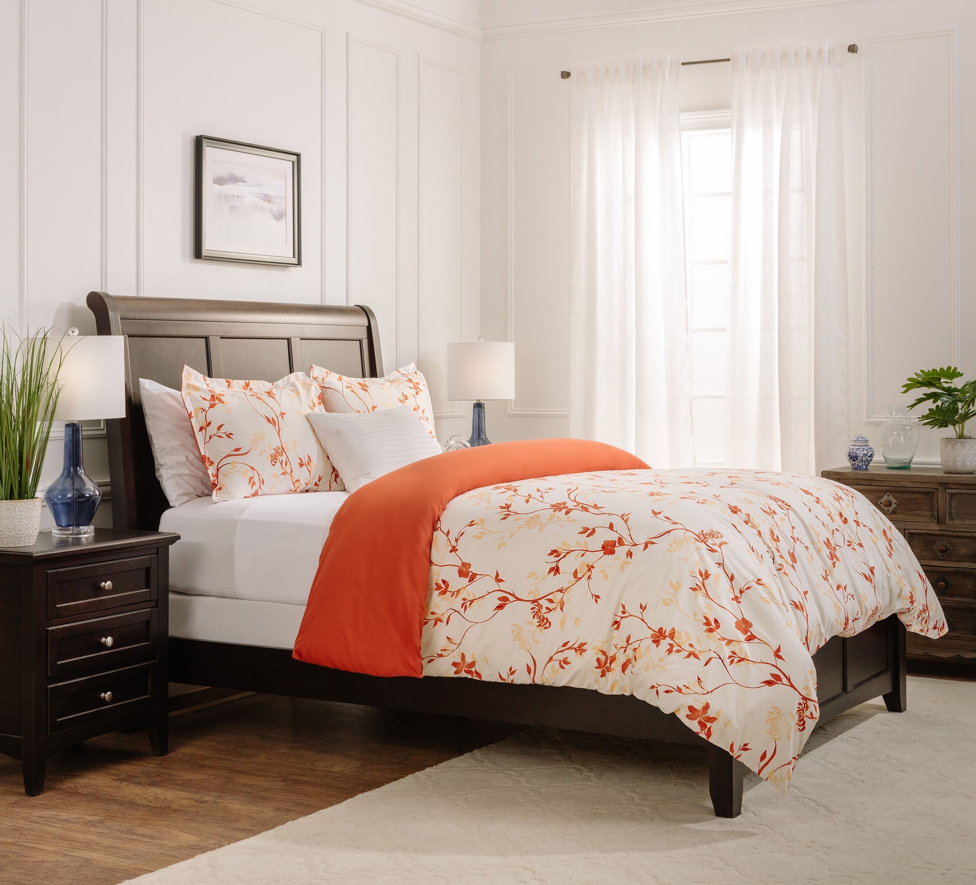 Floral Duvet Cover Set-Tolkye