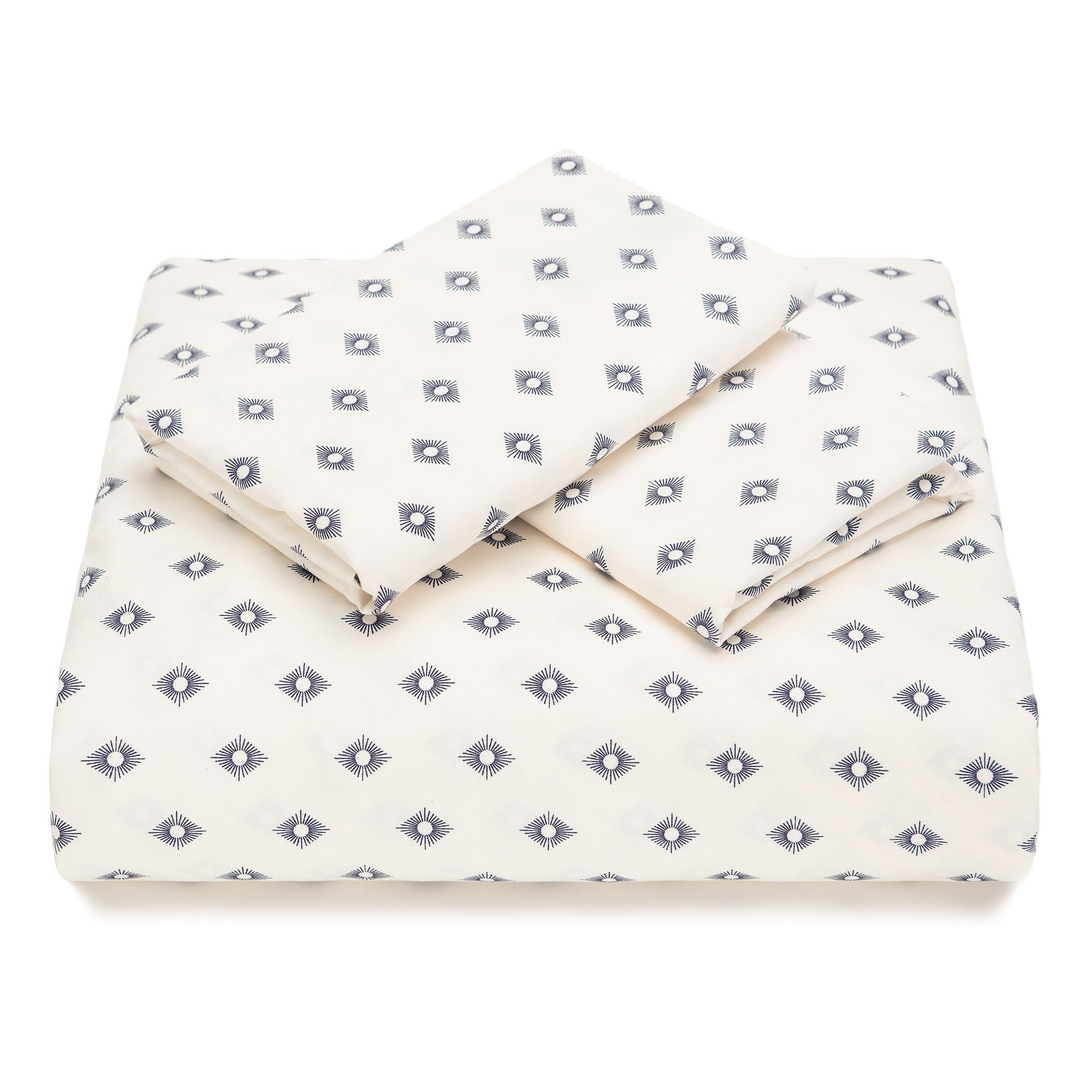 Mini Diamond Off White Duvet Cover Set