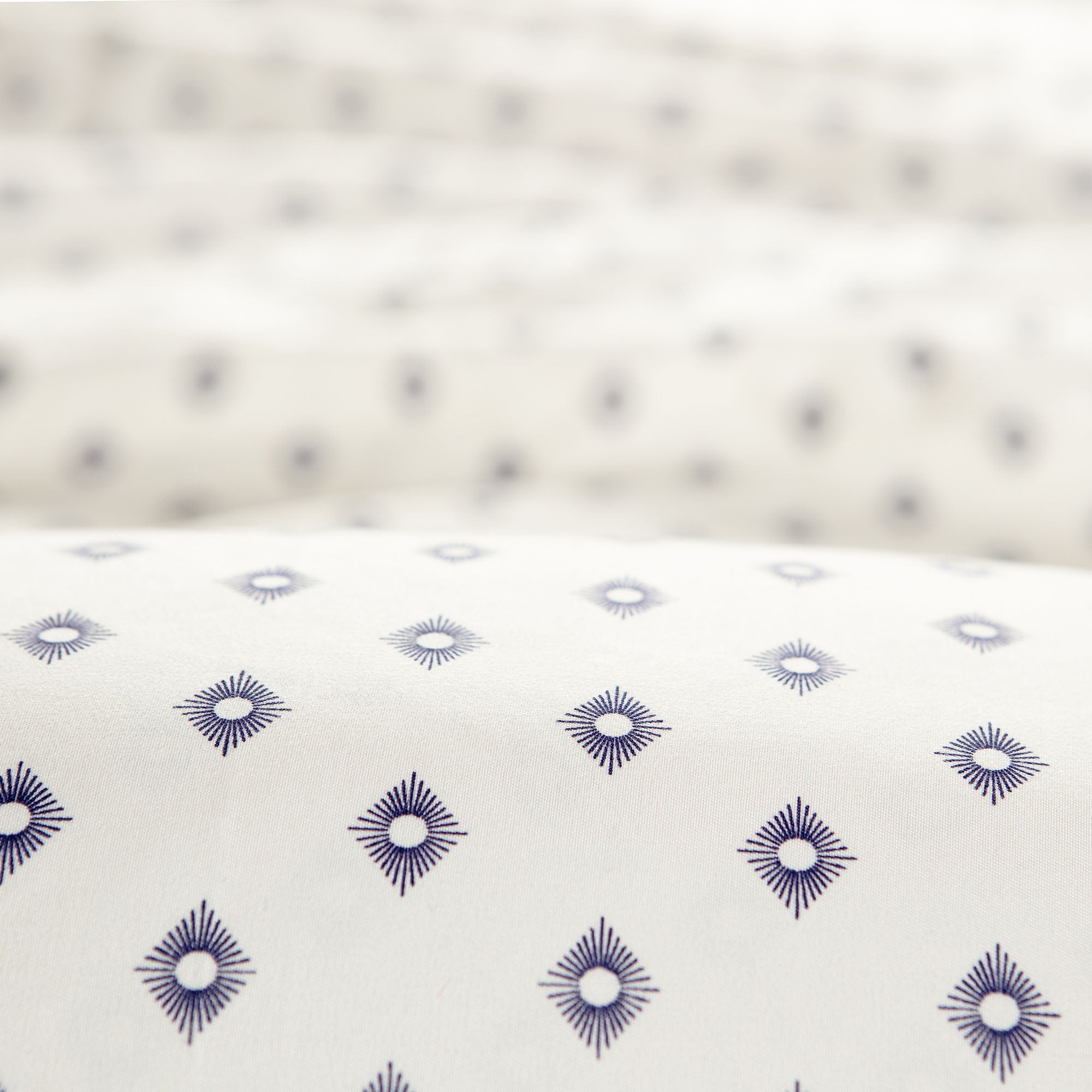 Mini Diamond Off White Duvet Cover Set