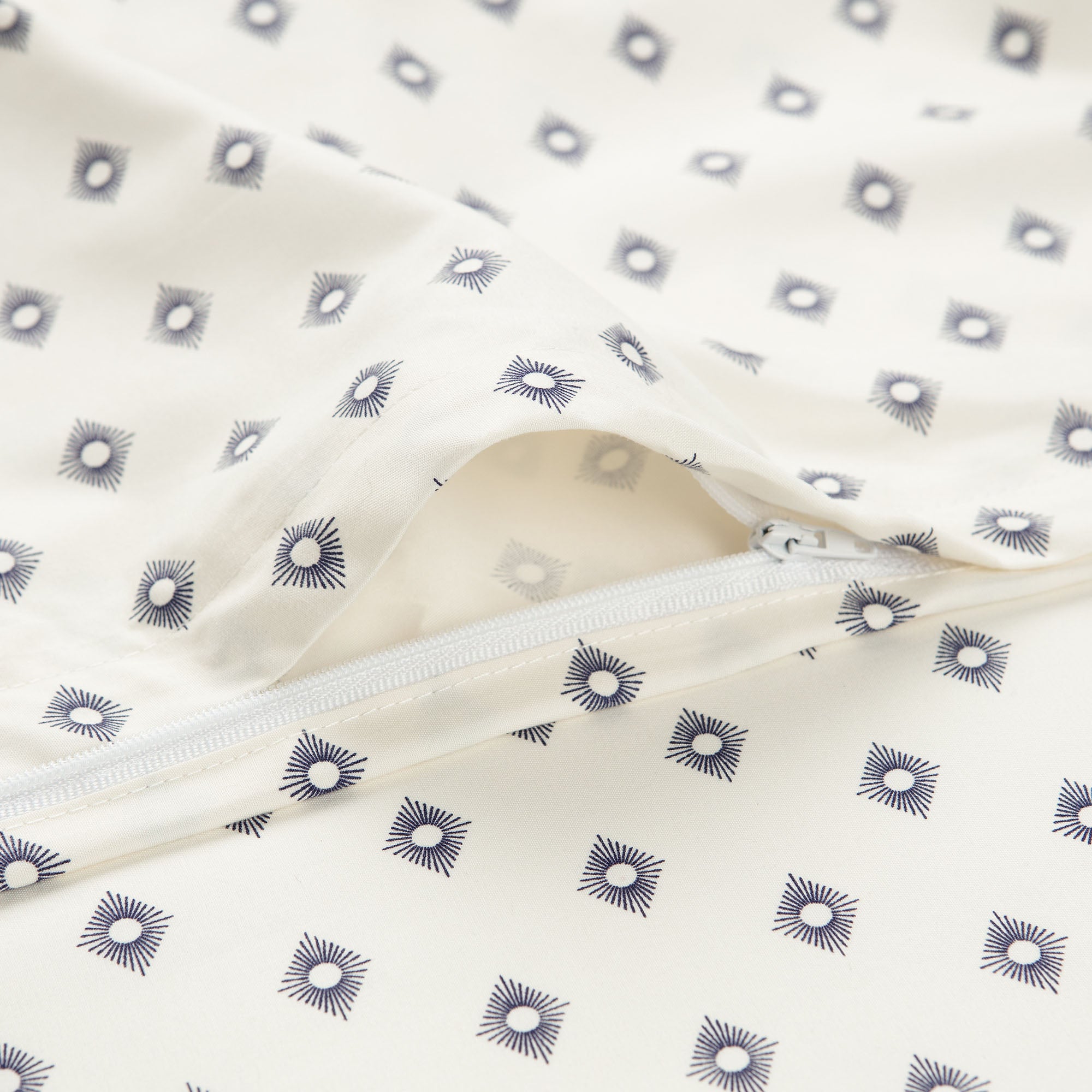 Mini Diamond Off White Duvet Cover Set