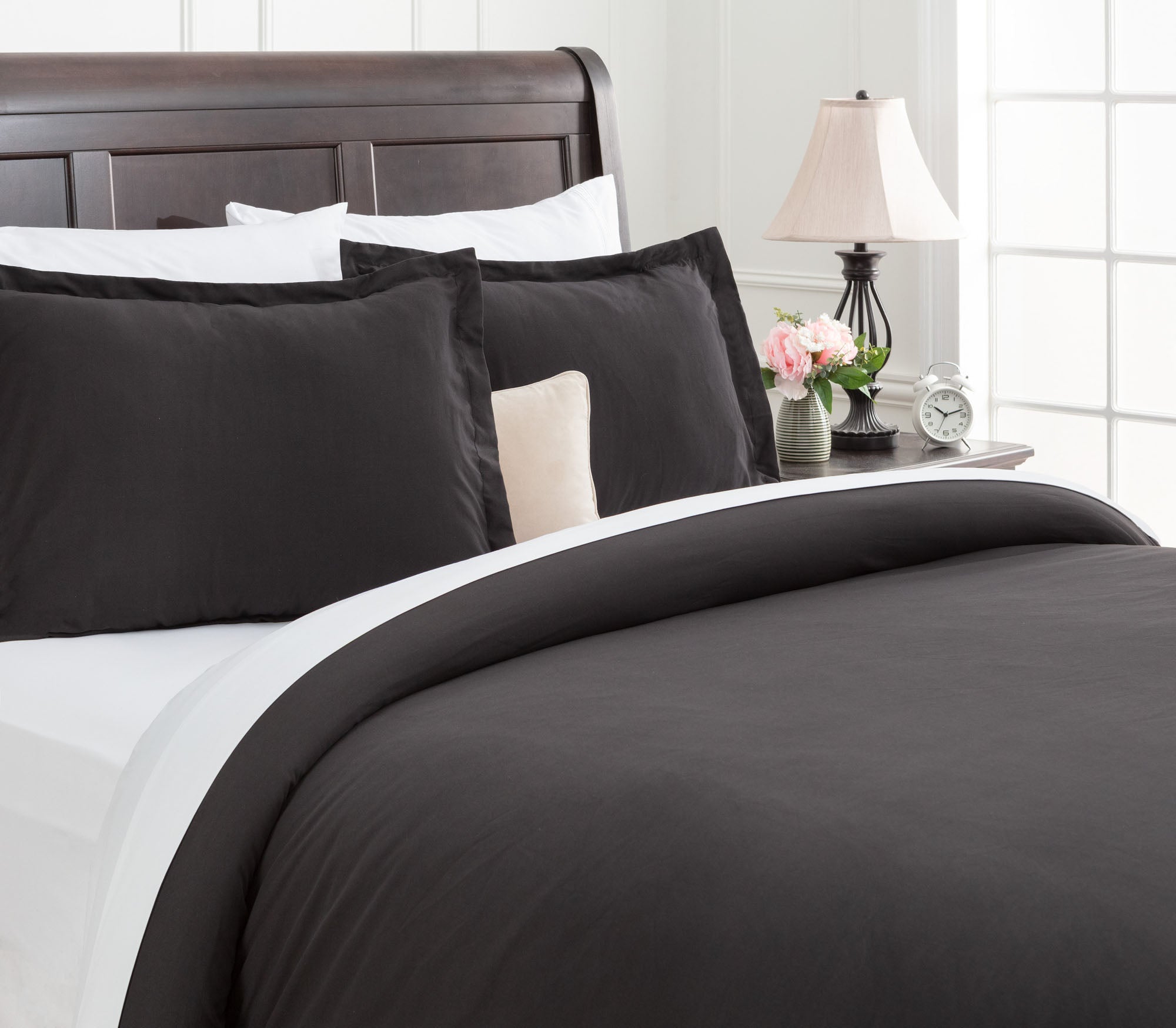 Solid Duvet Cover Set-Tolkye