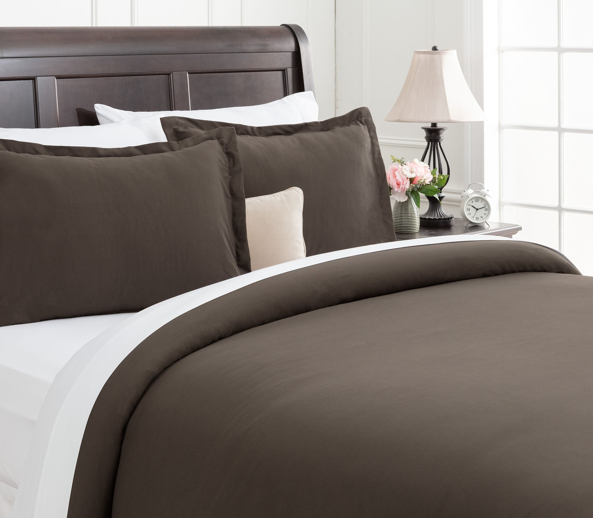 Solid Duvet Cover Set-Tolkye