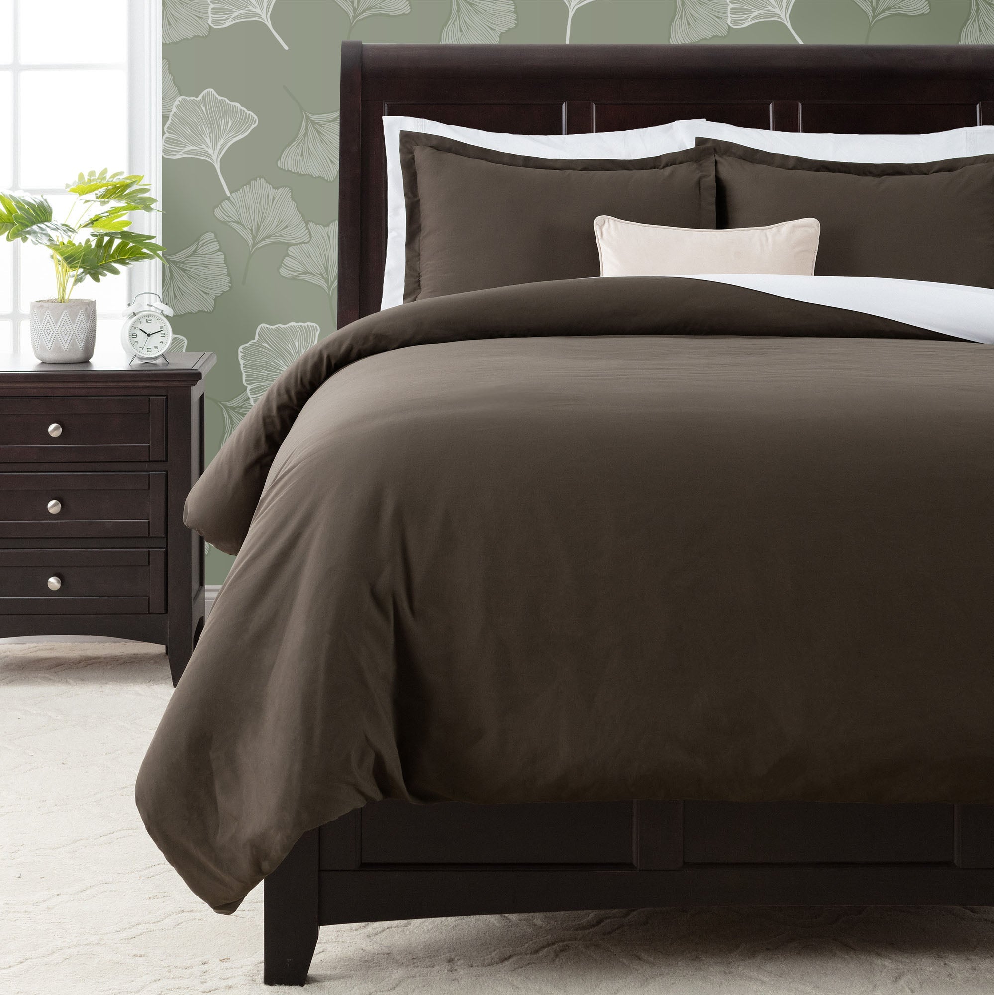 Solid Duvet Cover Set-Tolkye