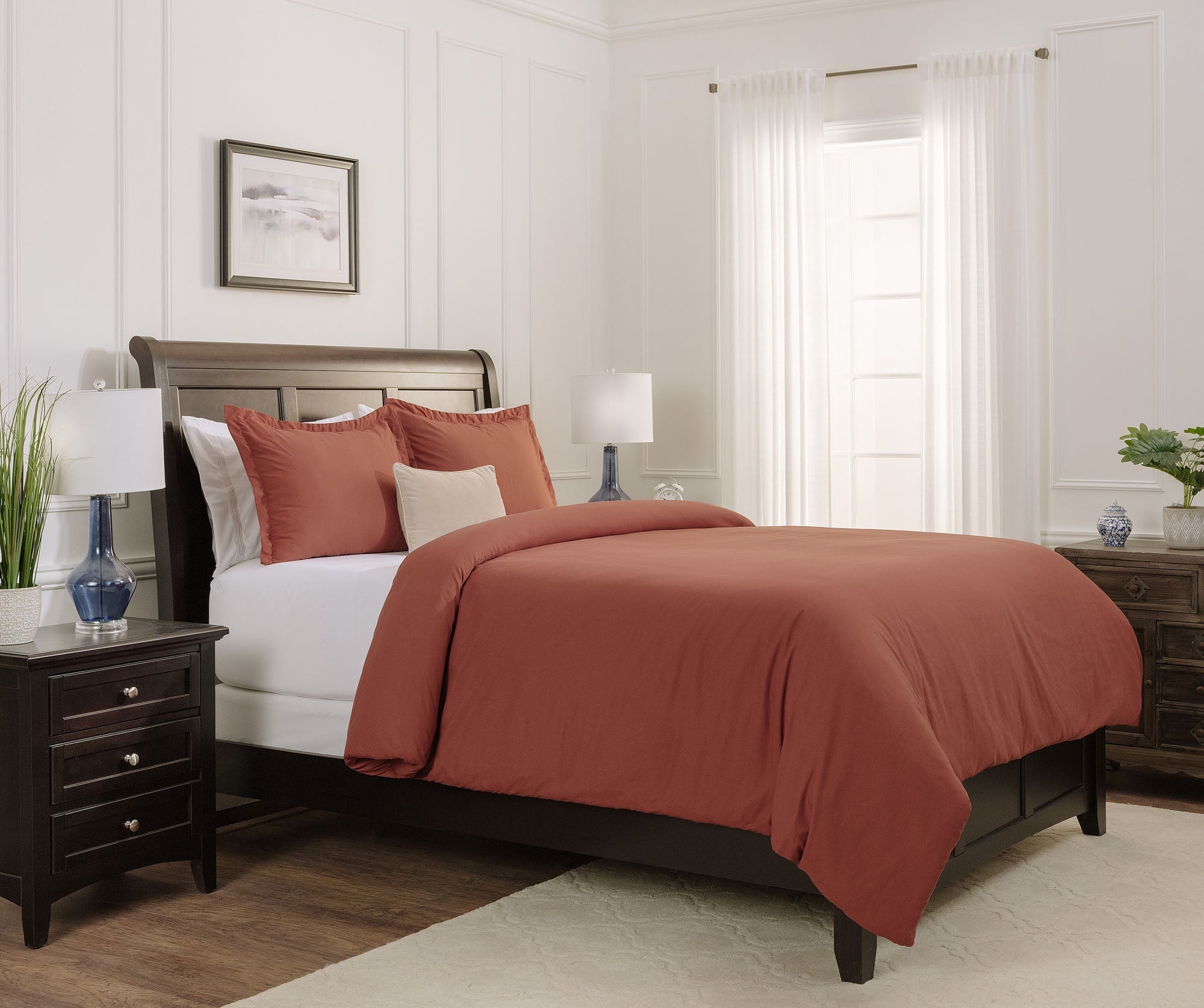 Solid Duvet Cover Set-Tolkye