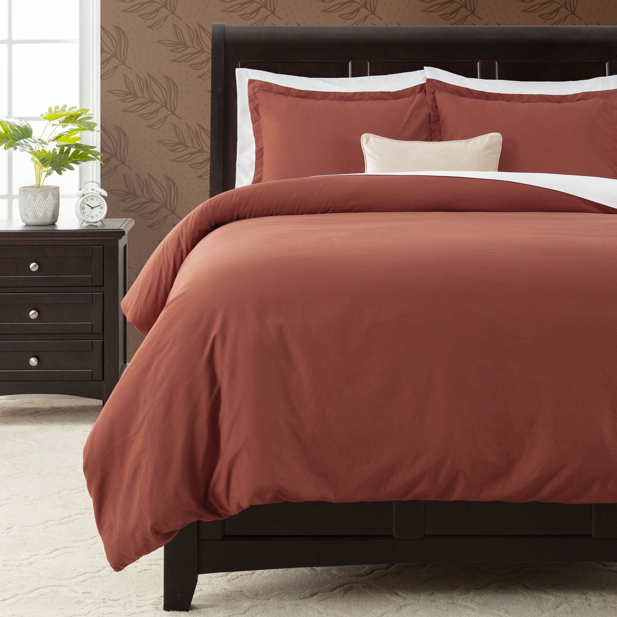 Solid Duvet Cover Set-Tolkye