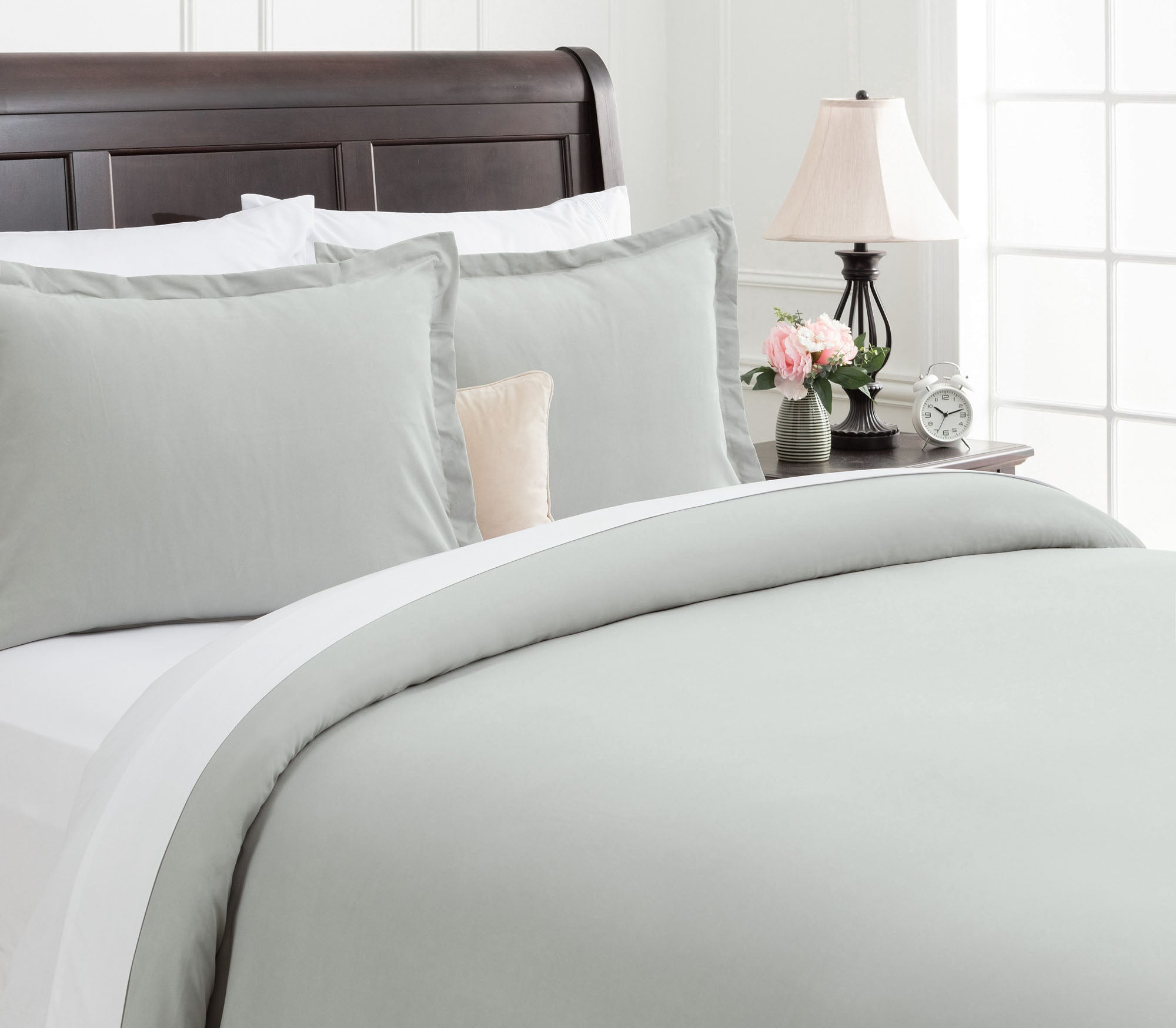 Solid Duvet Cover Set-Tolkye