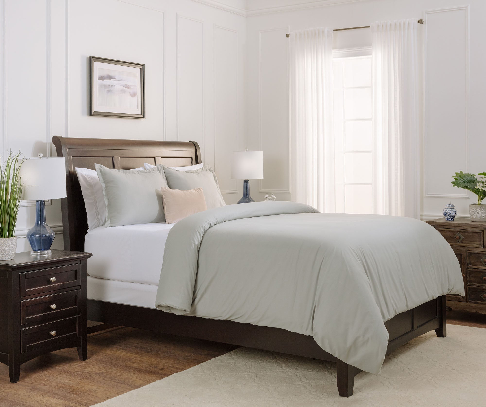 Solid Duvet Cover Set-Tolkye