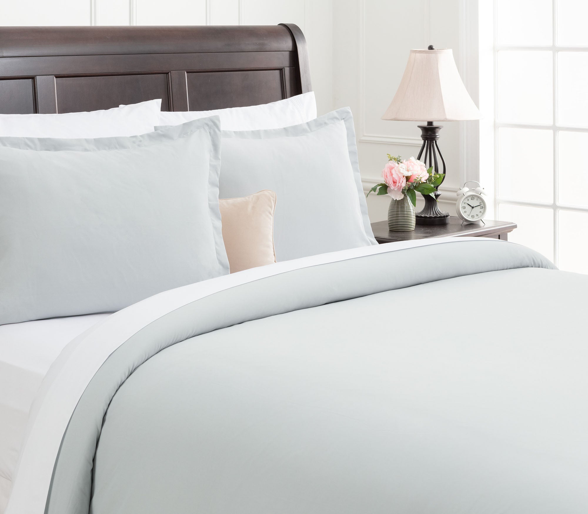 Solid Duvet Cover Set-Tolkye