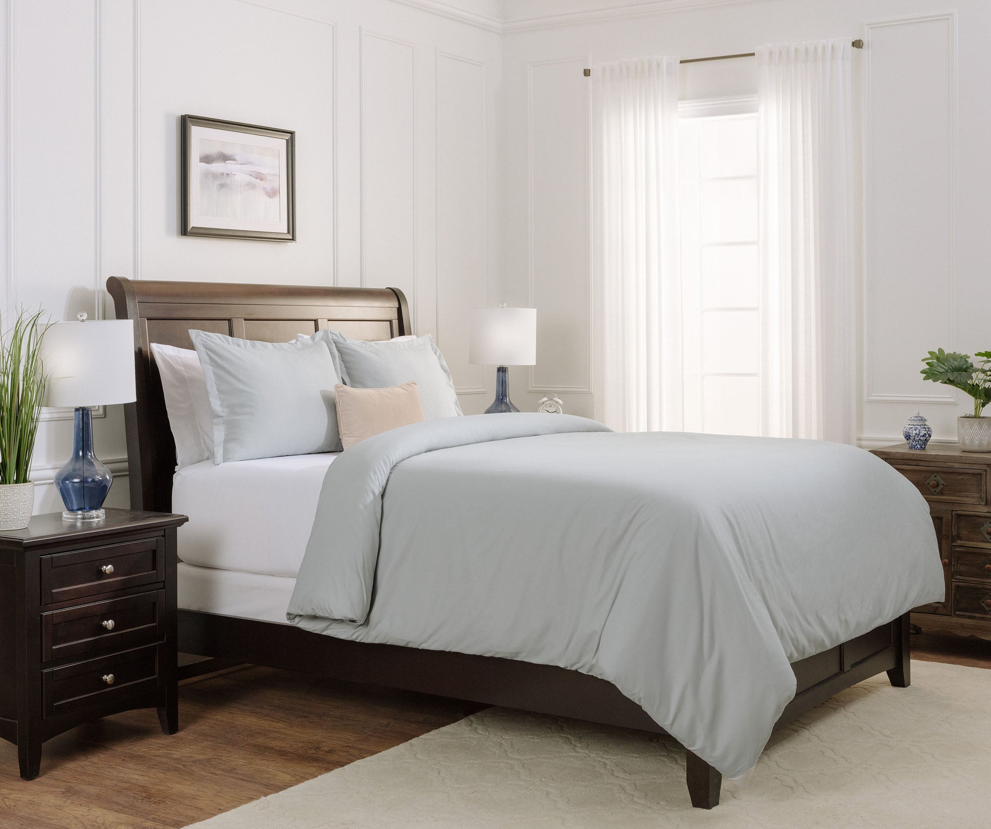 Solid Duvet Cover Set-Tolkye