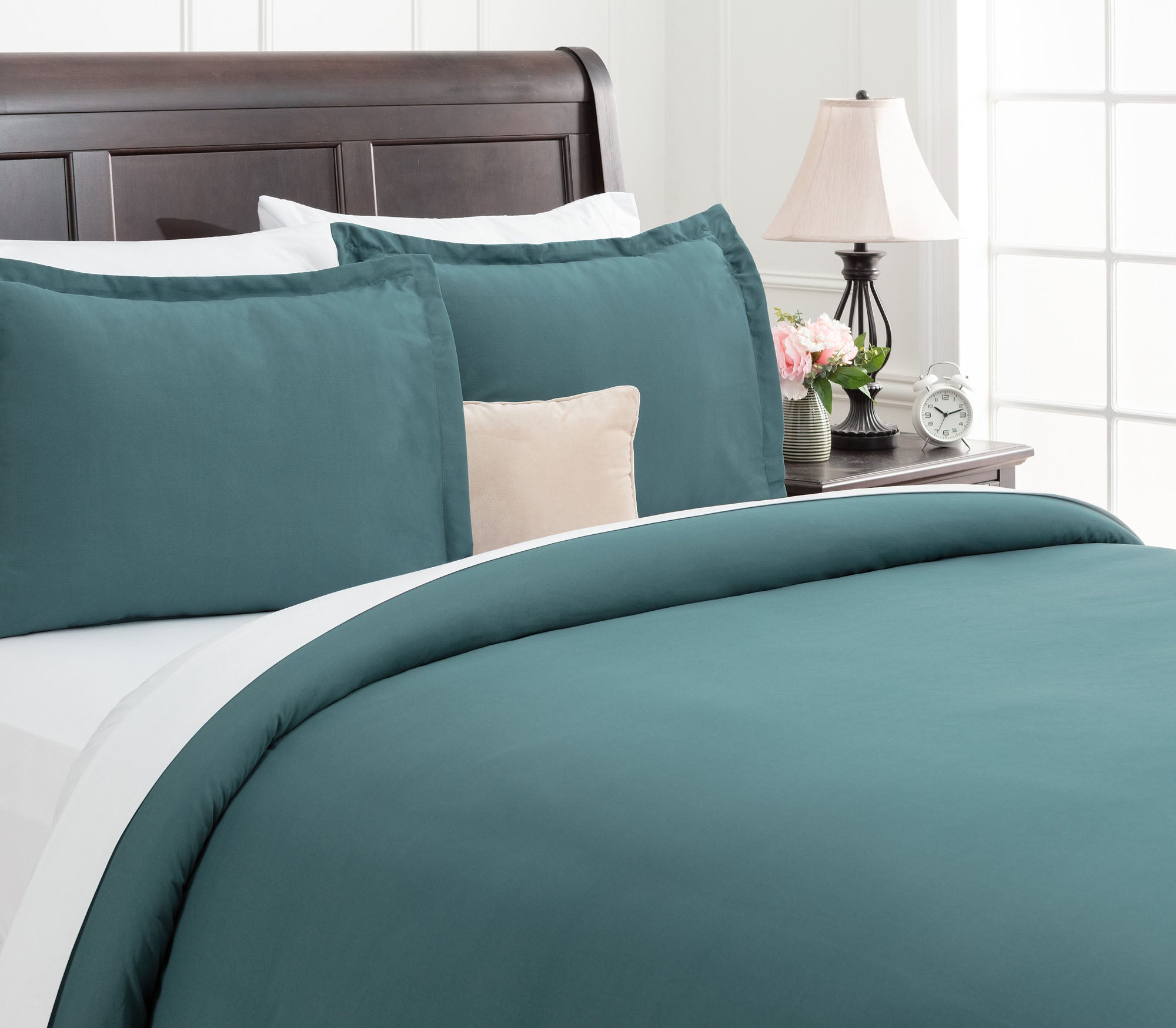Solid Duvet Cover Set-Tolkye
