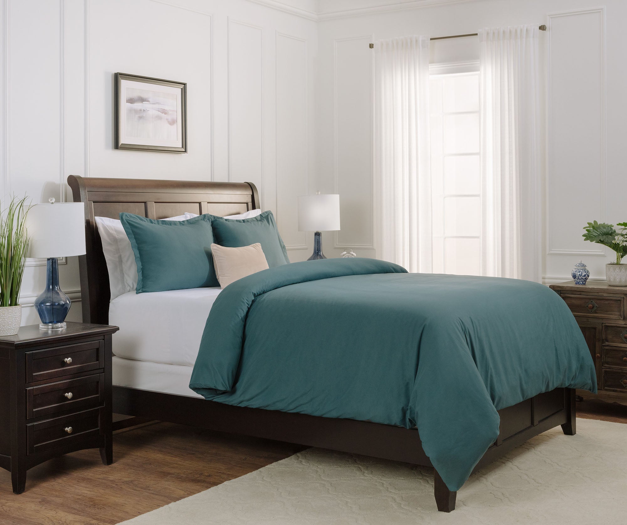 Solid Duvet Cover Set-Tolkye