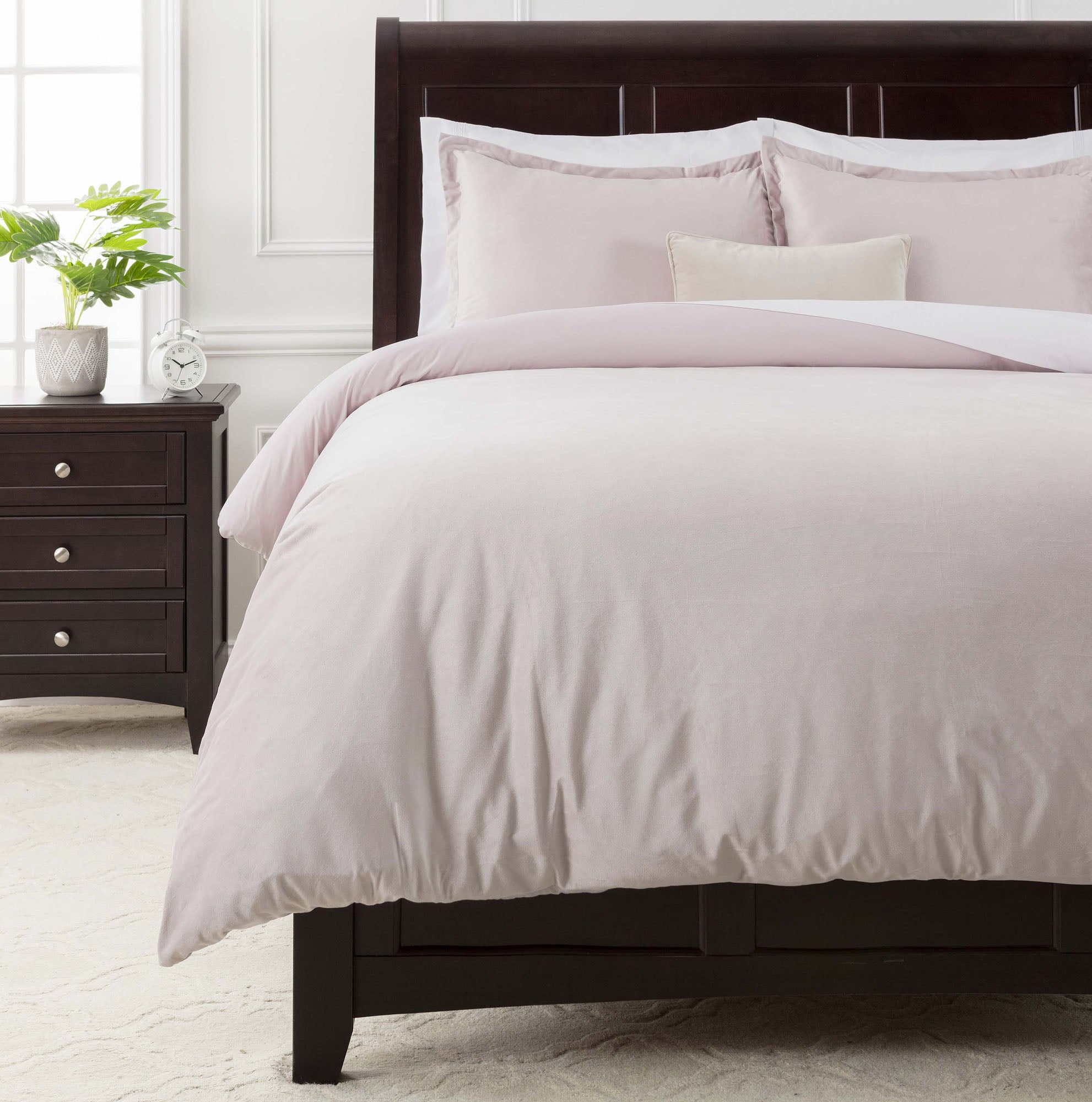 Velour Velvet Duvet Cover Set-Tolkye